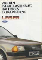 Ford Escort Laser brochure 7.1984