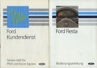 Preview: Ford Fiesta Bedienungsanleitung + Mappe 9.1990