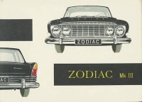 Ford Zodiac Mk. III brochure 9.1962