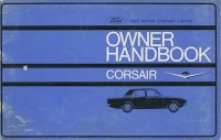 Ford Corsair owner`s manual 9.1965