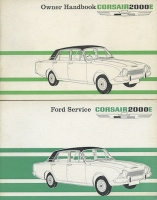 Ford Corsair owner`s manual + Service 8.1968