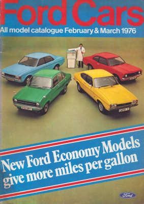 Ford Cars All model catalogue Feb./March 1976