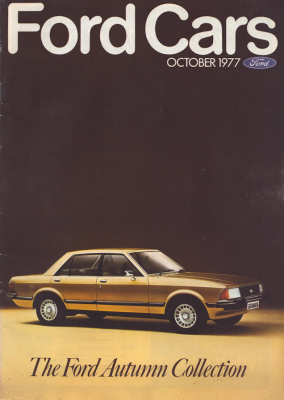 Ford Cars All model catalogue October 1977