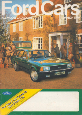 Ford Cars All model catalogue March 1979