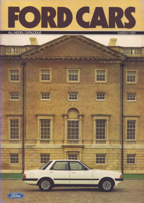 Ford Cars All model catalogue March 1981