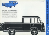 Ford Taunus Transit Doppelkabine Prospekt ca. 1962
