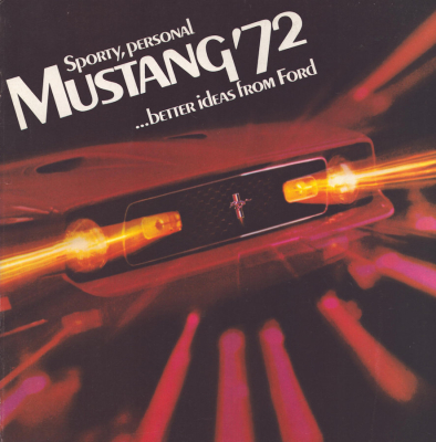 Ford Mustang Prospekt 1972