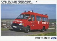Ford Transit Feuerwehr Einsatz- + Mehrzweckfahrzeuge brochure 4.1988