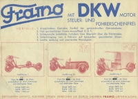 Preview: Framo LT 200 R Prospekt ca. 1930