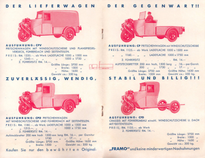 Preview: Framo Programm 4.1932