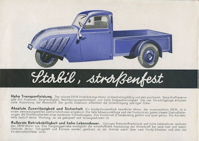 Preview: Framo Typ Dresden D 200 / Essen Typ D 500 Prospekt ca. 1939