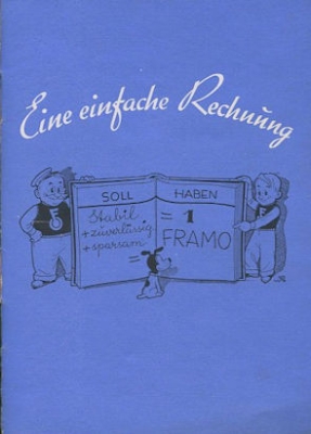 Framo Programm ca. 1939/40