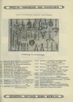 Preview: General Motors Spezial Werkzeuge u.a. Ordner 1920er Jahre