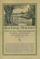 Gelap-Motor brochure 1920s