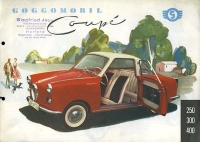 Glas Goggomobil Coupé 250 300 400 brochure ca. 1962