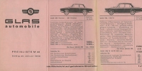 Glas pricelist 1.1966