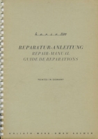Preview: Hansa 1100 Reparaturanleitung 2.1960