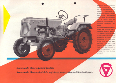 Preview: Güldner Diesel Schlepper Programm 14-35 PS  ca. 1954
