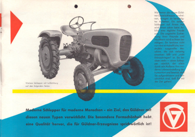 Preview: Güldner Klein-Schlepper Programm 11-22 PS ca. 1954