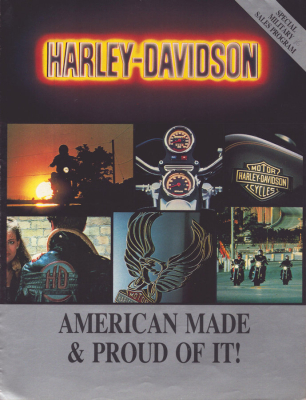 Harley-Davidson Programm 1986