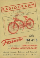 HMW Foxinette FM 41 S Prospekt 1953