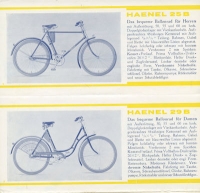 Haenelrad program 1930s