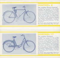 Haenelrad program 1930s