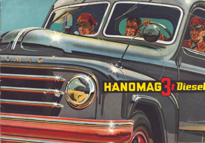Hanomag 3 t Diesel Prospekt 1950er Jahre