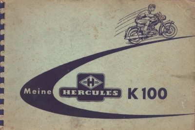 Hercules K 100 Bedienungsanleitung ca. 1960