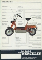 Hercules Accu Bike E 1 brochure 1973