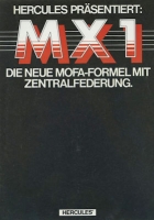 Hercules Mofa MX 1 brochure ca. 1985