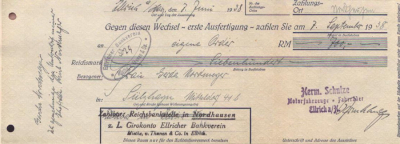 Hermann Schulze, Ellrich Wechsel 1930 / 1939