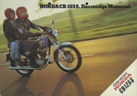 Honda CB 125 S brochure ca. 1974