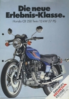 Honda CB 250 Twin brochure ca. 1978