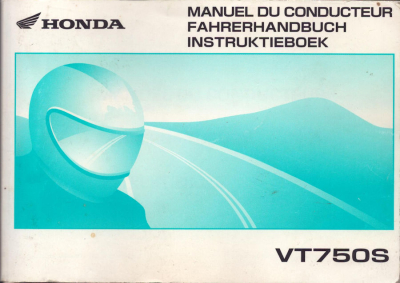 Honda VT 750 S Bedienungsanleitung 2009