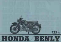 Honda Benly 125cc C92 CS92 CB92 Prospekt 1963