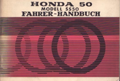 Honda SS 50 Bedienungsanleitung 1966