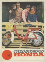 Honda P 50 Cycle Boom Prospekt ca. 1967