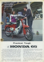 Honda C 65 brochure 1968