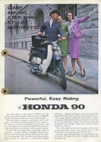 Honda CM 90 brochure 1968