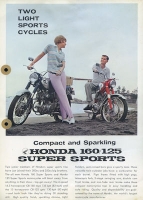 Honda CB 125 / 160 brochure 1968