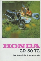 Honda CD 50 TG Prospekt ca. 1969?