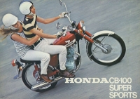 Honda CB 100 Super Sports brochure ca. 1970