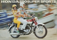 Honda CB 250 Sports Prospekt ca. 1970