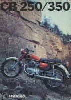 Honda CB 250 / 350 brochure ca. 1970