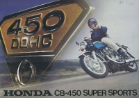 Honda CB 450 Super Sports brochure ca. 1970