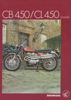 Honda CB 450 / CL 450 brochure ca. 1970