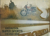 Honda CB 250 / 350 Super Sports Prospekt ca. 1971