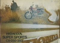 Honda CB 250 / 350 Super Sports brochure ca. 1971