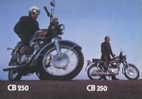 Honda CB 250 / 350 Prospekt ca. 1973